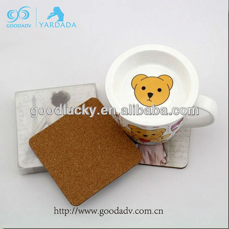 Custom printed wooden bar cup pad beer drinks coasters