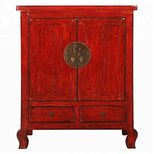 lacquer Oriental Style Chinese Antique buffet Furniture for stores use