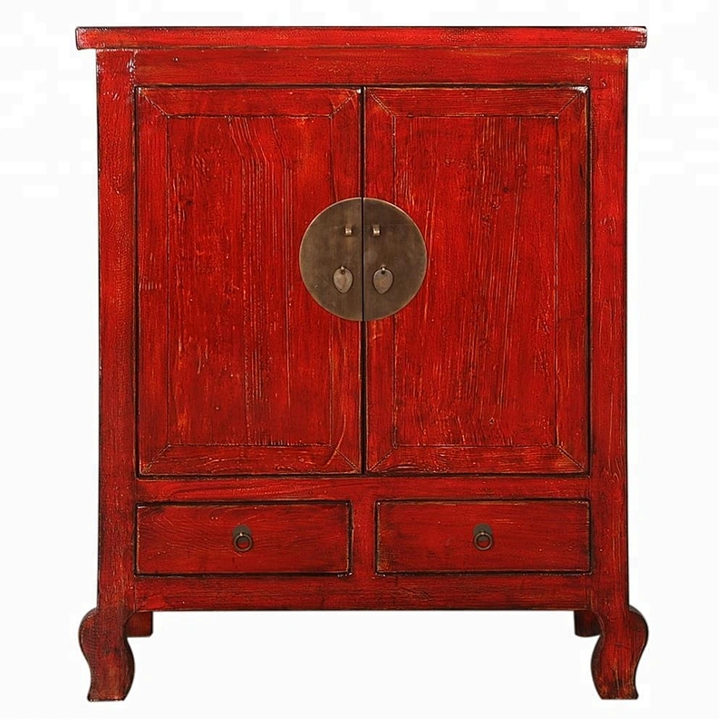 lacquer Oriental Style Chinese Antique buffet Furniture for stores use