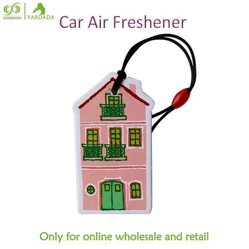 2018 popular pink cartoon villas, girls' car accessories, air fresheners, lasting fragrance, high quality and low cost in stock.