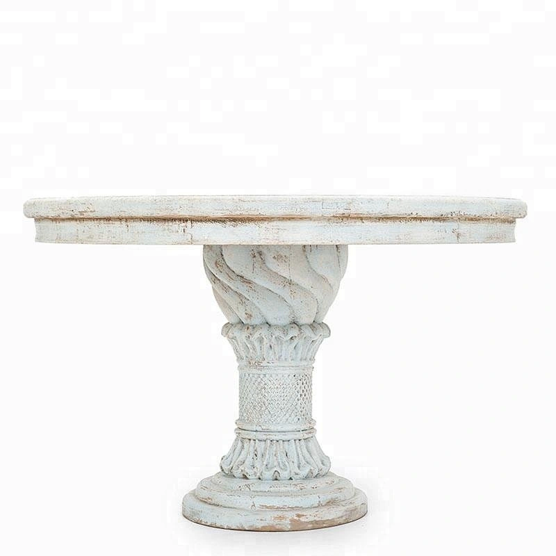 chinese rustic distressed wood dining room table