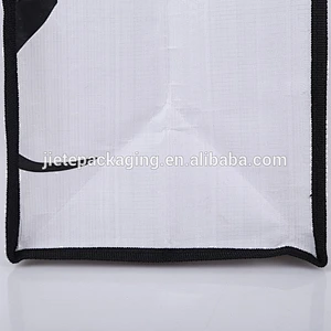 Cheap customized printed reusable shopping pp woven bag suit gift