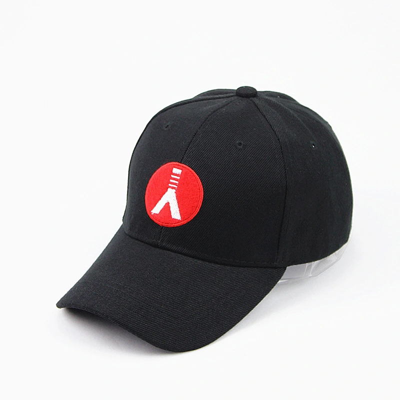 Cheap Good Quality Custom 100% Cotton 6 Panel Flexfit Caps Wholesale Blank Black Baseball Caps