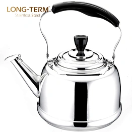L21871302 Color Bakelite Handle Large Capacity restaurant Stainless Steel teapot with infuser