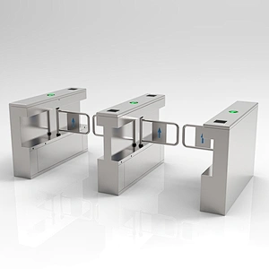 Hot Sale Security Access Control Gate Stainless Steel Auto Swing Gate Barrier For Supermarket