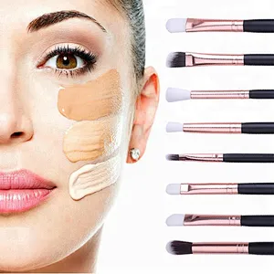 12Pcs Makeup Brushes Kits Black Wooden Handle Soft Portable Cosmetic Make Up Brush Beauty Eyeshadow Cosmetic Brush Tool Set