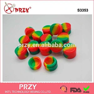 S3353 silicone wax jar silicone jar for wax
