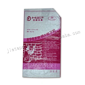Cheap white plastic bopp laminated pp woven cement bag for packaging lime paste, clay, lime, cement mortar, fly ash, diatomite