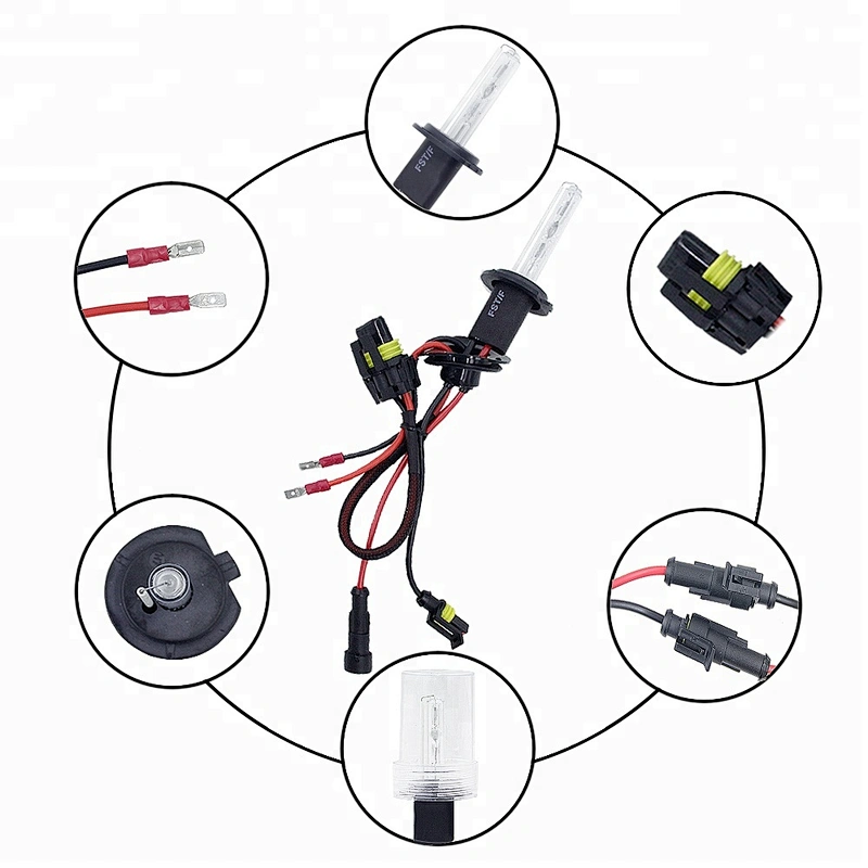 Lightech Wholesale canbus car hid xenon h7 35w 55w Bulbs 6000k 8000k 12000k luces kit