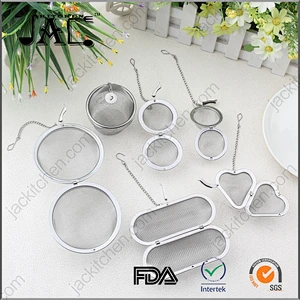 FDA approved Stainless Steel Wholesale Mesh Tea Ball Infuser