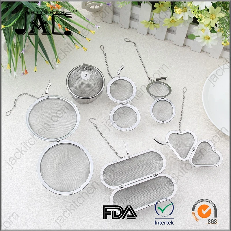 FDA approved Stainless Steel Wholesale Mesh Tea Ball Infuser