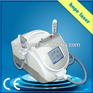 Beauty salon and spa use shr laser two handles ipl shr opt portable hair removal machine