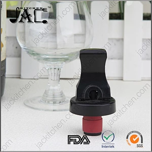 New Design Top Grade Plastic Wine Bottle Stopper