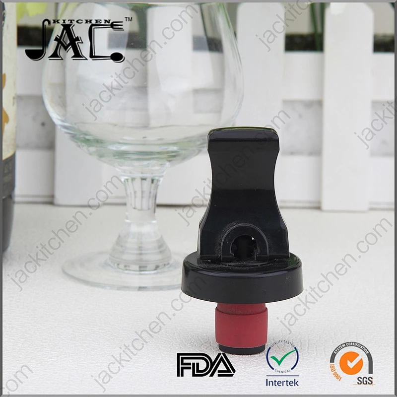 New Design Top Grade Plastic Wine Bottle Stopper