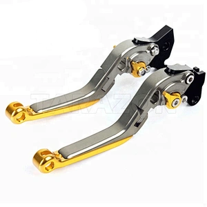 Motorcycle Hypermotard 1100 CNC Billet Adjustable Folding and Extendable Aluminum Brake CLutch Lever