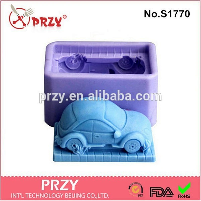Wholesale car shaped silicone handmade soap mold