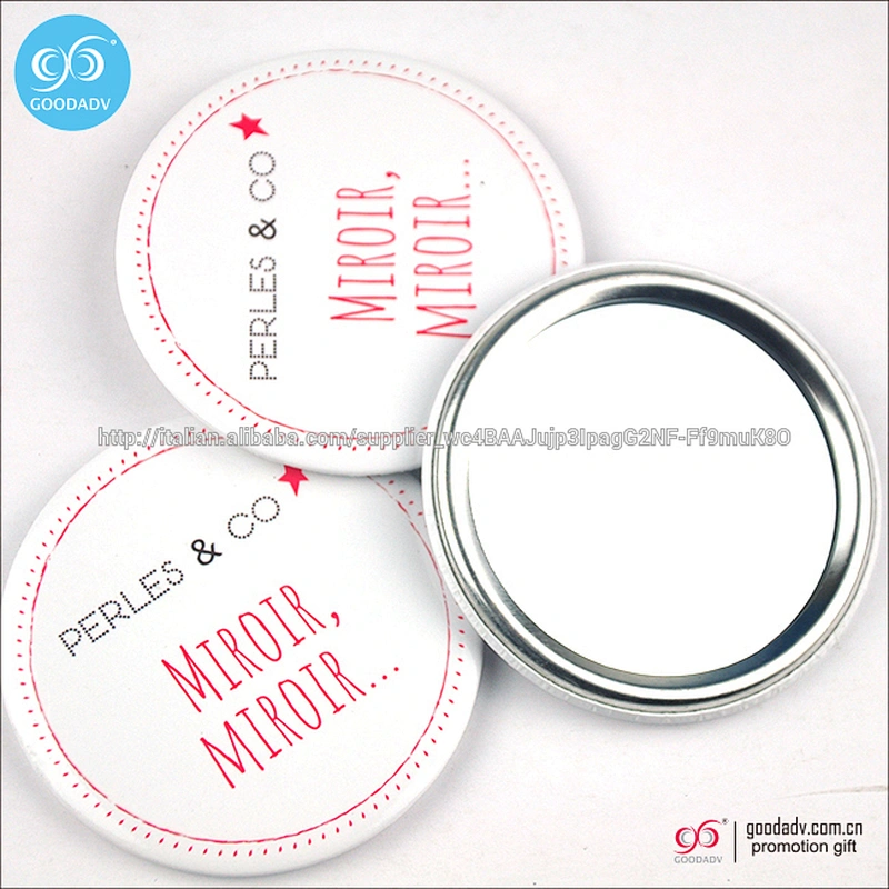 2018 wholesale 58/70/75mm round smart promotional mirror