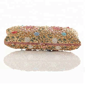 Classic wholesale elegance bags 100% handmade crystal purse stones clutch bag for wedding party