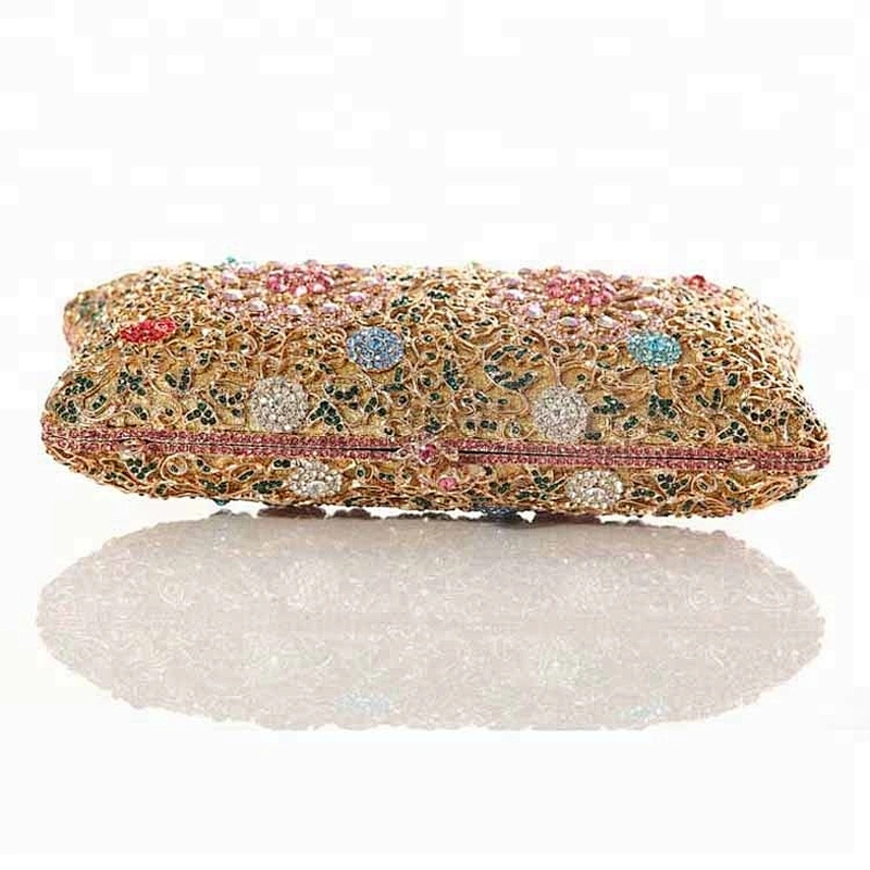 Classic wholesale elegance bags 100% handmade crystal purse stones clutch bag for wedding party