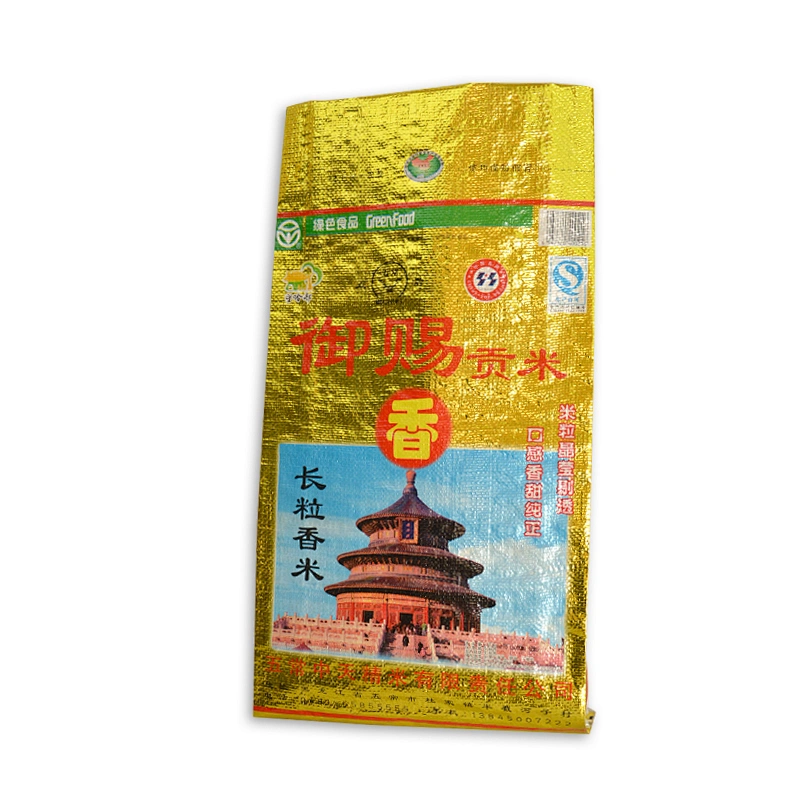 Hot sale plastic rice packaging bag 25kg