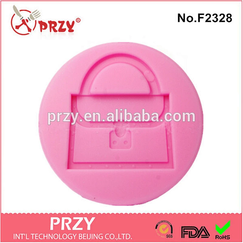 2015 f2328 high quality bag shape lace fondant mold