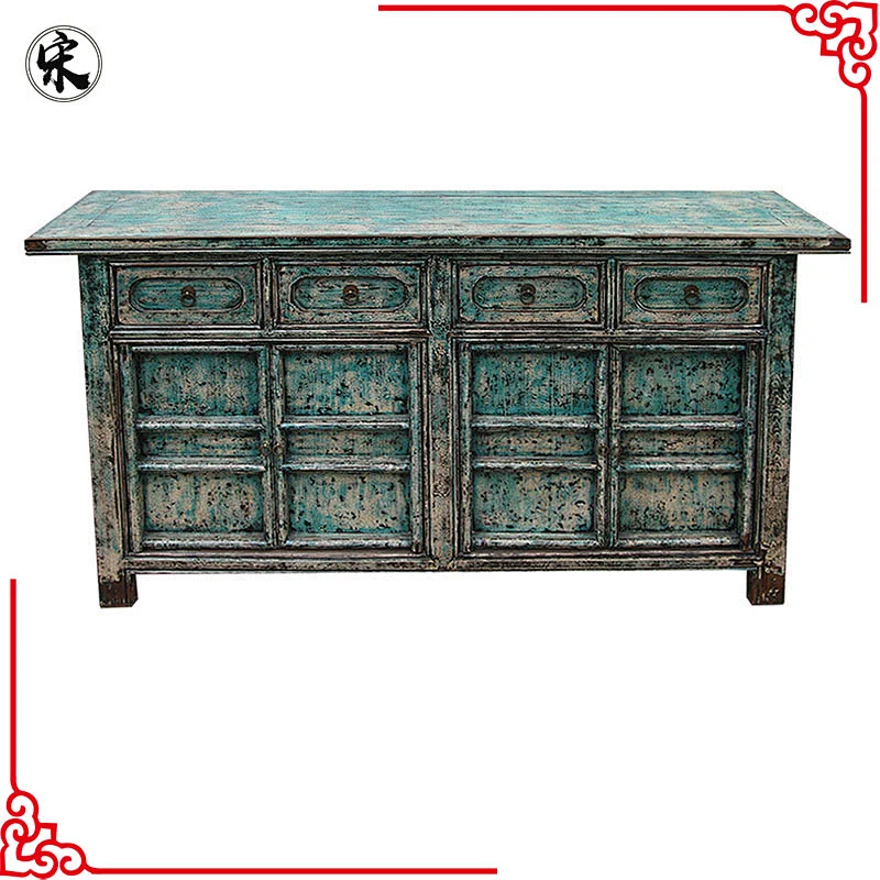 chinese recycled wood oriental furniture in living room