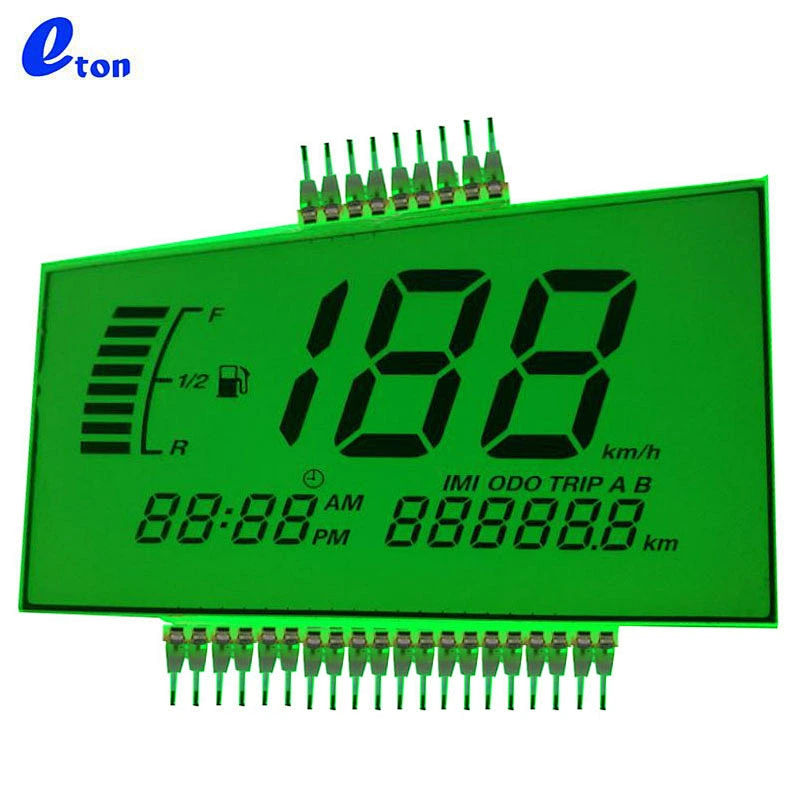 monochrome motorcycle speedometer htn lcd display
