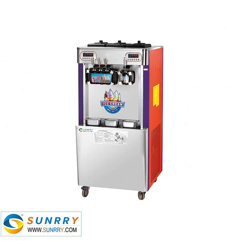 Hot sale ice cream maker machine for soft ice cream making