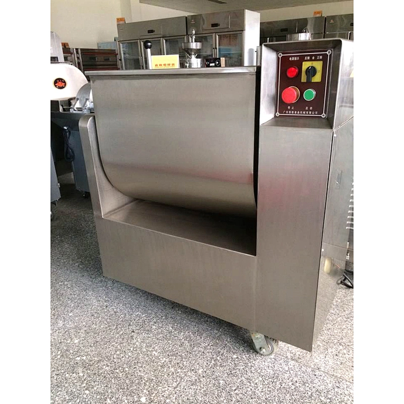 Commercial electric meat mixer and meat filling machine designed for processing various crushed food
