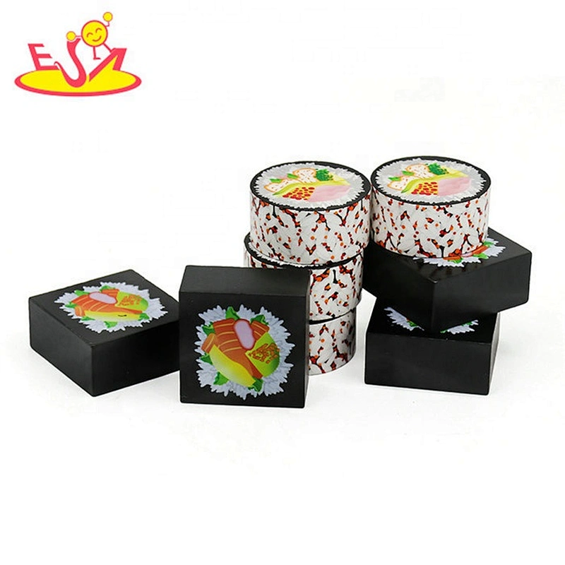 2018 New hottest children wooden toy sushi set for pretend play W10B273