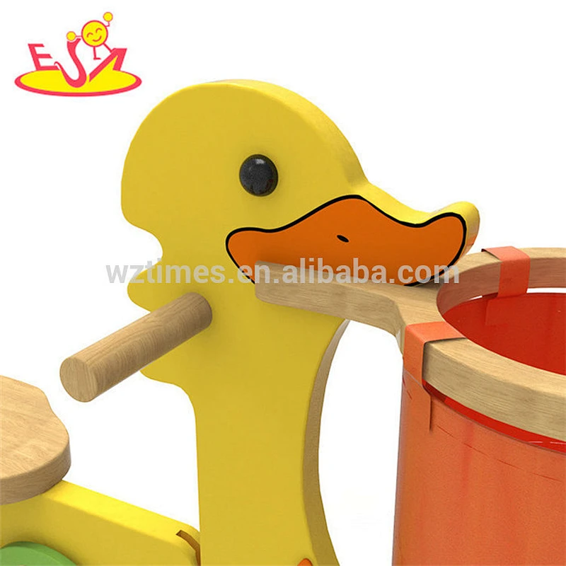 تصميم جديد 4 عجلات خشبية الأطفال المشي الدراجة للبيع بالجملة W16A035