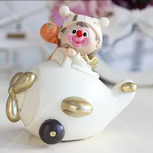Circus clown Ornaments mold Handmade Soap mould Birthday Cake gift Silicone Molds