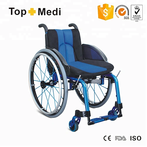 Lightweight aluminum leisure sport wheelchair with spinergy wheel