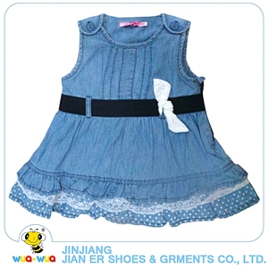 Custom made organic cotton dress clothes short jeans for kids
