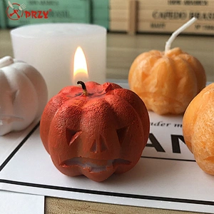 Halloween Pumpkin Light Candle Mold Silicone Mold For Soap Handmade Silicone Soap Mold