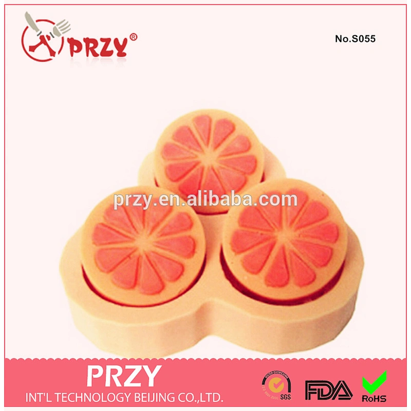PR055 PRZY orange silicone soap mold