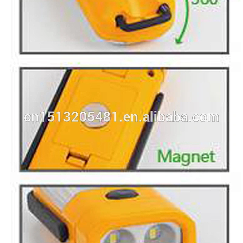 2018 New Magentic 3W COB Working Light with internal hanging hook flashlight lamp wheel