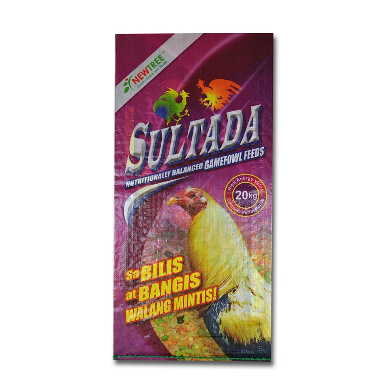 20kg 50kg PP woven bags for chicken feed packaging