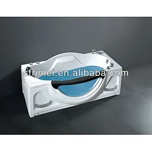glass shower bathtub price 1700MM acrylic massage spa freestanding glass whirlpool bathtub