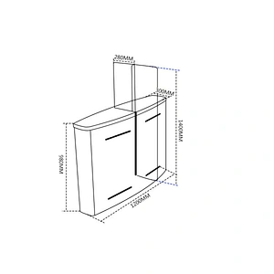 China auto access control entrance swing baffle gate