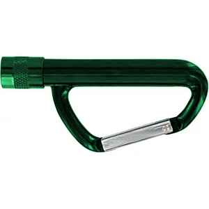 New design High Strength Alloy Metal Carabiner Flashlight with Split Ring