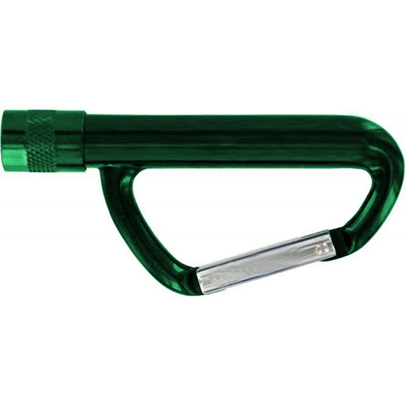 New design High Strength Alloy Metal Carabiner Flashlight with Split Ring