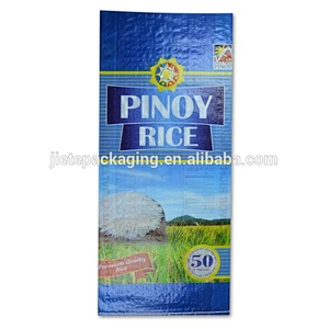 long grain rice plastic pp woven bag 25kg made in China