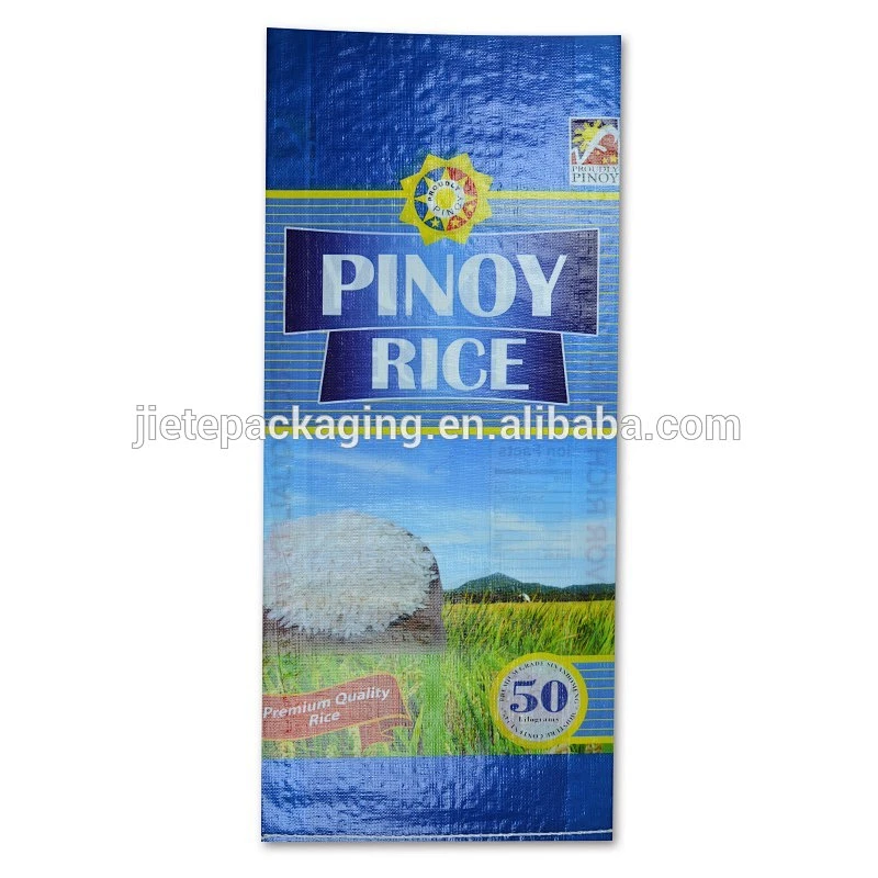 long grain rice plastic pp woven bag 25kg made in China