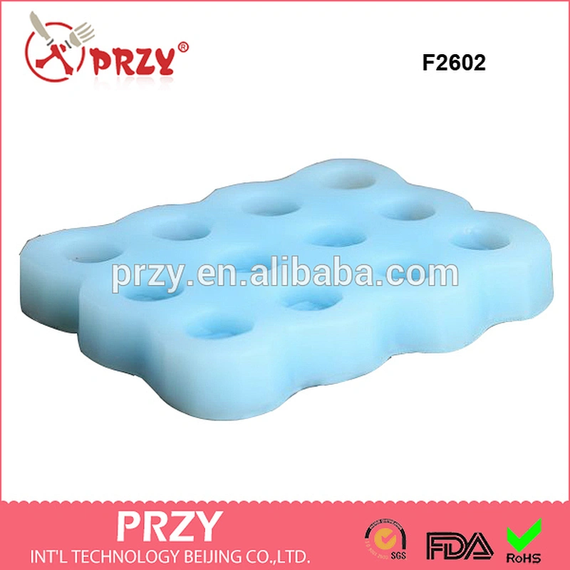 F2602 High Quality 16 holes flower Silicone fondant Molds Silicone Mold for cake decoration