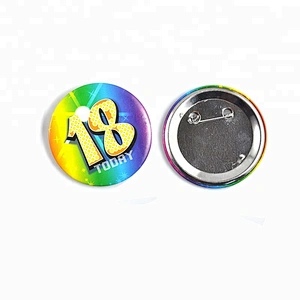 Wholesale price badge making supplies button badge pin back 38mm