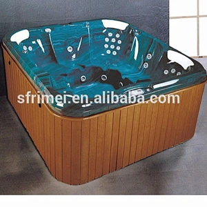 Massage outdoor hot tub spa wooden hot bath tubs for adult