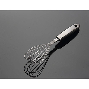 Healthy Stainless Steel Colorful Silicone Flat Whisk