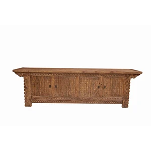 Oriental chinese vintage Qinghai carving furniture.