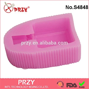 S4848 bow silicone mold candy molds fondant cake decoration cake tools Soap Mold